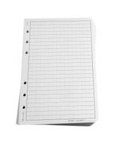 Rite in the Rain All-Weather Loose-Leaf Paper, 4-5/8in x 7in, 85 (U.S.) Brightness, White/Gray, Grid, 100 Sheets Per Ream, Case Of 5 Reams