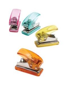 Baumgartens Mini Hole Punch, Assorted Colors (No Color Choice)