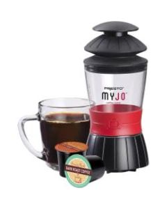 Presto MyJo Single Cup Coffee Maker, Black/Clear