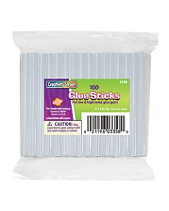 Chenille Kraft Glue Sticks, Clear, Pack Of 100