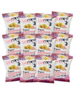 Barnana Himalayan Pink Sea Salt Plantain Chips, 2 Oz, Pack Of 12 Bags