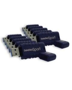 Centon DataStick Pro USB 3.0 Flash Drives, 32GB, Sport Blue, Pack Of 10
