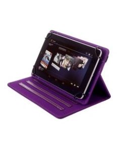 Kyasi Seattle Classic Universal Folio Case For 9 - 10in Tablets, Deep Purple, KYSCUN910C1