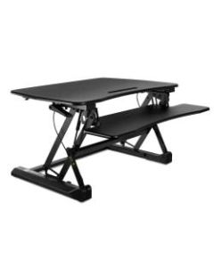 Mount-It! MI-7955 Height-Adjustable Standing Desk Converter, 6inH x 40-7/16inW x 9inD, Black