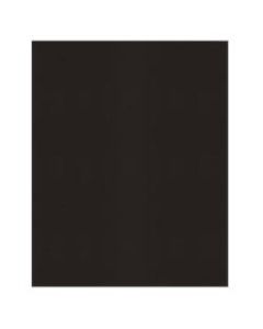 Office Depot Brand 2-Pocket Paper Folders, Black, Pack of 25