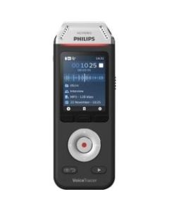 Philips VoiceTracer Audio Recorder - 8 GBmicroSD Supported - 2in LCD - MP3, WAV, WMA - Headphone - 2147 HourspeaceRecording Time - Portable