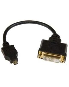 StarTech.com Micro HDMI to DVI-D Adapter M/F - 8in - Black