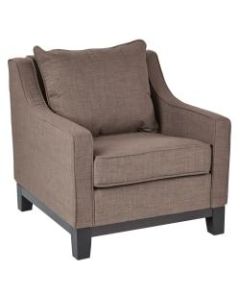 Ave Six Regent Chair, Milford Dolphin/Dark Espresso