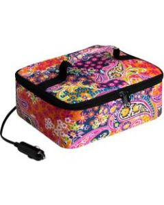 HOTLOGIC Portable Personal 12V Mini Oven, Paisley