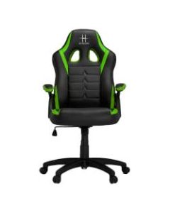 HHGears SM-115 Gaming Racing Chair, Green/Black