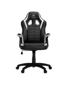 HHGears SM-115 Gaming Racing Chair, White/Black