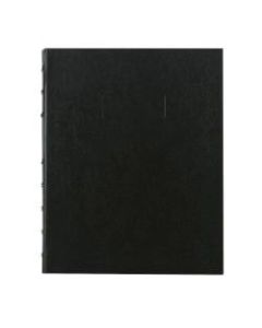 Blueline MiracleBind 50% Recycled Notebook, 9 1/4in x 7 1/4in, 75 Sheets, Black