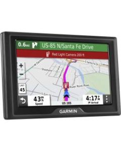 Garmin Drive 52 Automobile Portable GPS Navigator - Portable, Mountable - 5in - Touchscreen - microSD - Turn-by-turn Navigation, Lane Assist, Junction View, Route Shaping, Speed Assist - USB - 1 Hour - Preloaded Maps - WQVGA - 480 x 272
