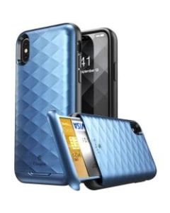 i-Blason Argos iPhone X Case - For Apple iPhone X Smartphone - Blue - Smooth - Polycarbonate, Thermoplastic Polyurethane (TPU)