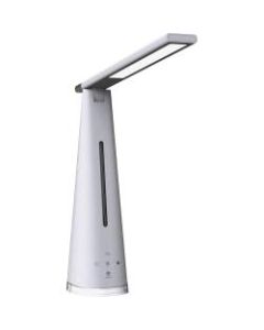 Lorell 3-in-1 HEPA Air Purifier/Mood Light LED Desk Lamp, 17-1/2inH, White