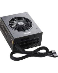 EVGA 1000 GQ Power Supply - 120 V AC, 230 V AC Input - 3.3 V @ 24 A, 5 V @ 24 A, 12 V @ 83.3 A, 5 V @ 3 A, -12 V @ 500 mA Output - 1000 W - 1 +12V Rails - 1 Fan(s) - ATI CrossFire Supported - NVIDIA SLI Supported - 92% Efficiency