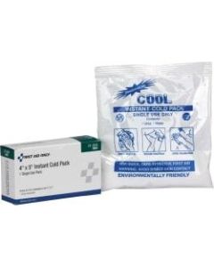 First Aid Only Single Use Instant Cold Pack - 4in x 5in - 30 / Carton