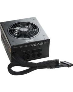 EVGA 650 GQ Power Supply - 120 V AC, 230 V AC Input - 3.3 V @ 24 A, 5 V @ 24 A, 12 V @ 54 A, 5 V @ 3 A, -12 V @ 500 mA Output - 650 W - 1 +12V Rails - 1 Fan(s) - ATI CrossFire Supported - NVIDIA SLI Supported - 92% Efficiency
