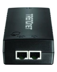 TRENDnet Gigabit PoE+ Injector - 110 V AC, 220 V AC Input - 1 10/100/1000Base-T Input Port(s) - 1 10/100/1000Base-T Output Port(s) - 30 W