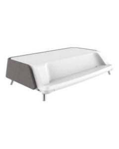 FlexiSpot S6 Monitor Stand And Organizer, 5-5/16inH x 20-1/2inW x 13-5/8inD, White/Gray