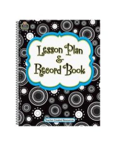 Teacher Created Resources Crazy Circles Lesson Plan And Record Books, Black/White, Pack Of 2