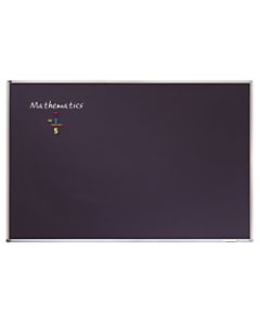 Quartet Education Magnetic Porcelain Chalkboard, 48in x 36in, Black Aluminum Frame