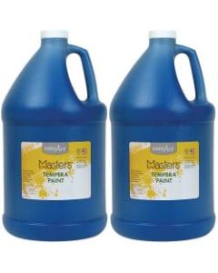 Little Masters Tempera Paint, 128 Oz, Blue, Pack Of 2