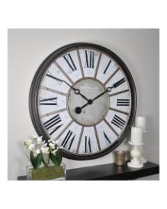 FirsTime & Co. Roman Wall Clock, Oil-Rubbed Bronze