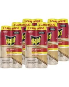 Raid Ant & Roach Killer Spray, 17.5 Oz, 2 Cans Per Box, Case Of 6 Boxes