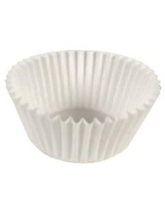 Hoffmaster Fluted Baking Cups, 3-1/2in x 1-5/8in, White, Case Of 10,000 Cups