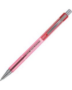 Pilot Better Retractable Ballpoint Pens - Medium Pen Point - 1 mm Pen Point Size - Refillable - Retractable - Red - Crystal Barrel - 12 / Dozen