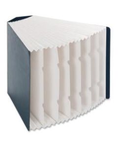 Smead Corner Organizer File - 7 Pocket(s) - Counter - 10% - Navy Blue - 1 Each