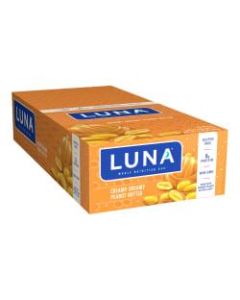 Luna Creamy Dreamy Peanut Butter Bars, 1.69 Oz, Box Of 15 Bars