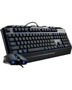 Cooler Master Devastator 3 Keyboard & Mouse - USB 1.1 Cable English (US), International - Black - USB 2.0 Cable Optical - 2400 dpi - Scroll Wheel - Compatible with PC