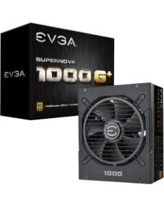 EVGA SuperNOVA 1000 G1+ Power Supply - Internal - 120 V AC, 230 V AC Input - 3.3 V DC @ 24 A, 5 V DC @ 24 A, 12 V DC @ 83.3 A, 12 V DC @ 500 mA, 5 V @ 3 A Output - 1000 W - 1 +12V Rails - 1 Fan(s)