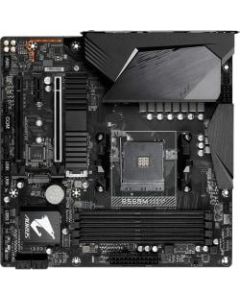 Aorus Ultra Durable B550M AORUS PRO-P Desktop Motherboard - AMD Chipset - Socket AM4 - Micro ATX - Ryzen 3, Ryzen 5, Ryzen 7, Ryzen 9, Ryzen 3 PRO, Ryzen 5 Pro, Ryzen 7 PRO, Ryzen 9 PRO Processor Supported - 128 GB DDR4 SDRAM Maximum RAM