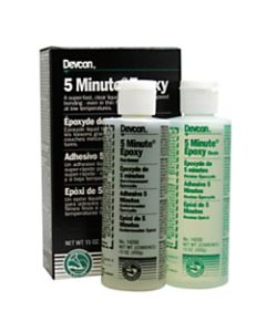 Devcon 5-Minute Epoxy Liquid Tube, 15 Oz