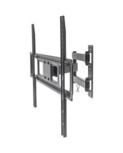 Manhattan Universal Basic LCD Full-Motion Wall Mount - Holds One 37in to 70in Flat-Panel or Curved TV up to 77 lbs.; Adjustment Options to Tilt, Swivel and Level; Black