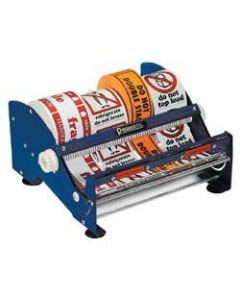 Multi-Roll Tabletop Label Dispenser, 12in, Blue