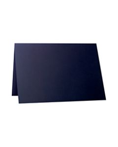 LUX Folded Cards, A2, 4 1/4in x 5 1/2in, Black Satin, Pack Of 1,000