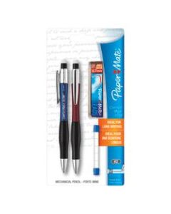 Paper Mate ComfortMate Ultra Mechanical Pencil Starter Set, 0.7mm, HB Lead, Assorted Barrel Colors, Pack Of 2