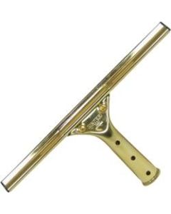 Unger 12in GoldenClip Brass Squeegee - Screw Lock Handle - Brass