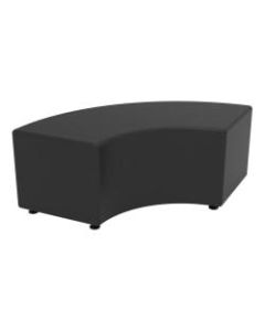 Marco Group Sonik 36in Curved Bench, Ebony Black