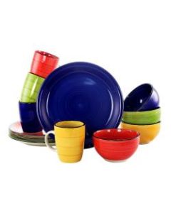 Gibson Home Color Vibes 12-Piece Dinnerware Set