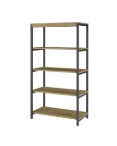 Ameriwood Home Kayden 5-Shelf Bookcase, Golden Oak