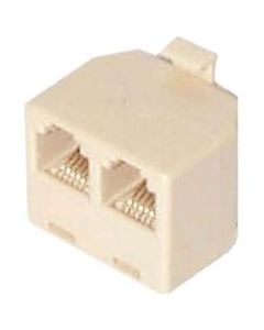 StarTech.com StarTech.com RJ11 to 2x RJ11 Splitter Adapter M/F - 1 x RJ-11 Male - 2 x RJ-11 Female - Beige