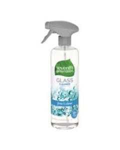 Seventh Generation Natural Glass And Surface Cleaner, Unscented, 23 Oz, Pack Of 8 Bottles