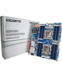 Gigabyte MD80-TM0 Server Motherboard - Intel Chipset - Socket LGA 2011-v3 - Extended ATX - 64 GB DDR4 SDRAM Maximum RAM - RDIMM, LRDIMM, DIMM - 24 x Memory Slots - Gigabit Ethernet - 10 x SATA Interfaces