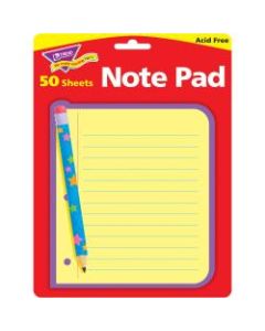 Trend Note Pad, 5in x 5in, Note Paper, Unruled, 25 Sheets