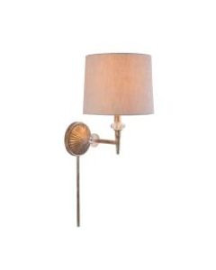 Kenroy Home Everest Pin-Up Wall Sconce, 12-1/2inW, Silvered Gold